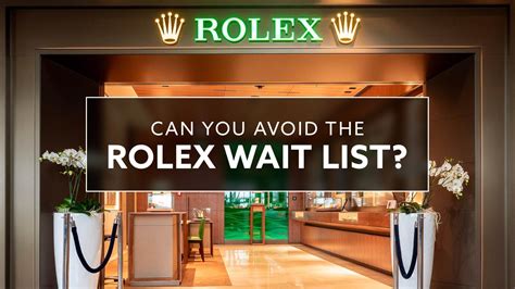 rolex waiting list 2023